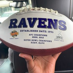 Baltimore ravens collector football